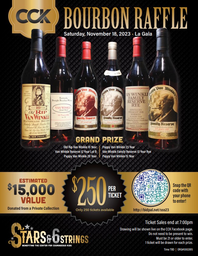 Pappy Van Winkle Raffle Benefits Courageous Kids Whiskey Network