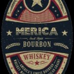 merica bourbon lable