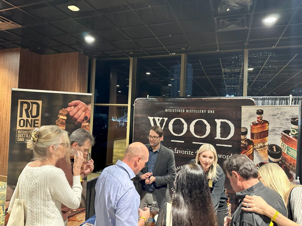 Photo of RD1 Booth at WhiskyFest 2023 Vegas