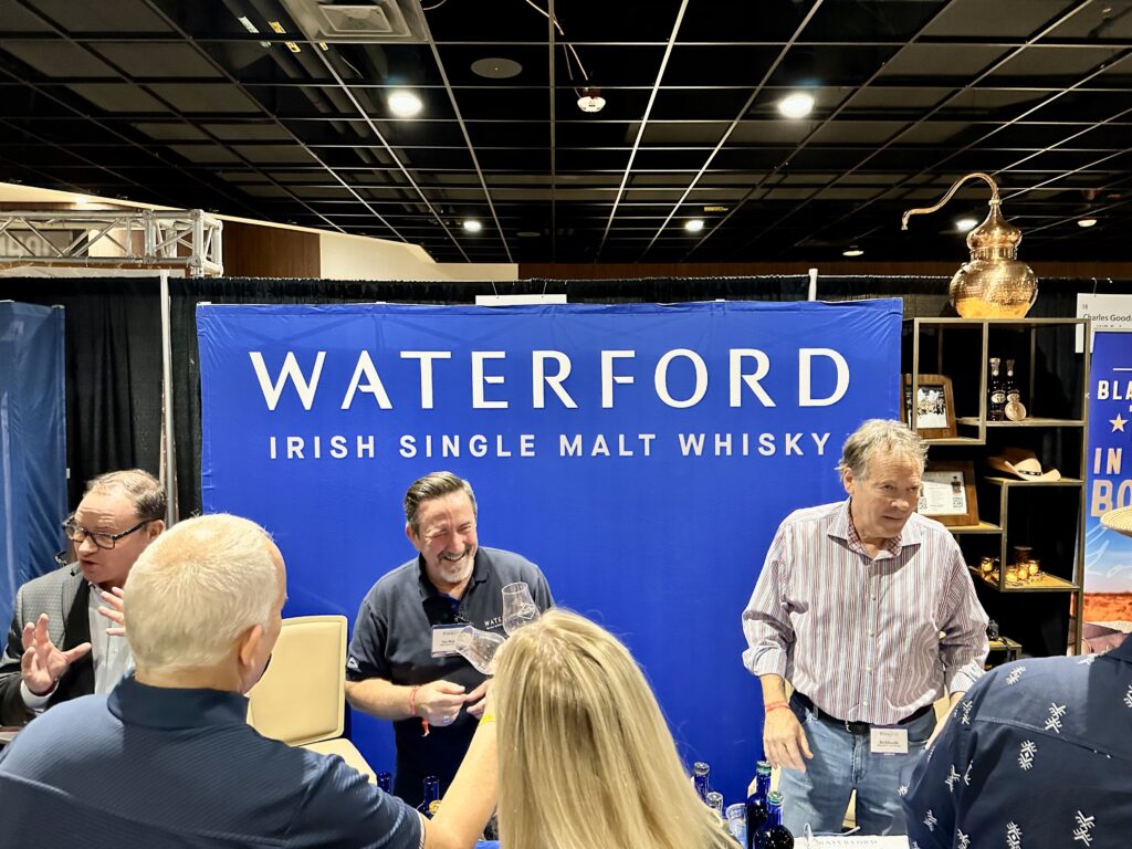 Photo of Waterford Booth at WhiskyFest 2023 Vegas