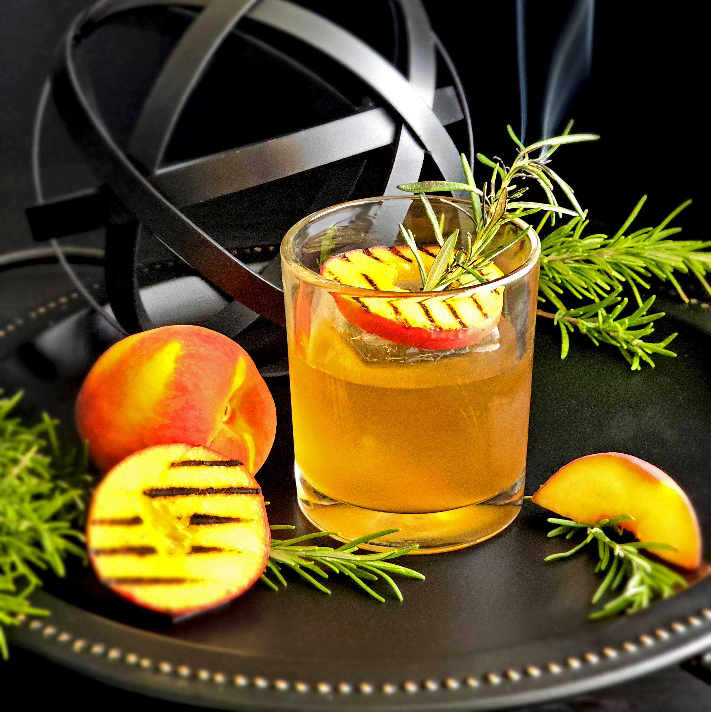 Peaches & Herb with Woodford Reserve Double Oaked