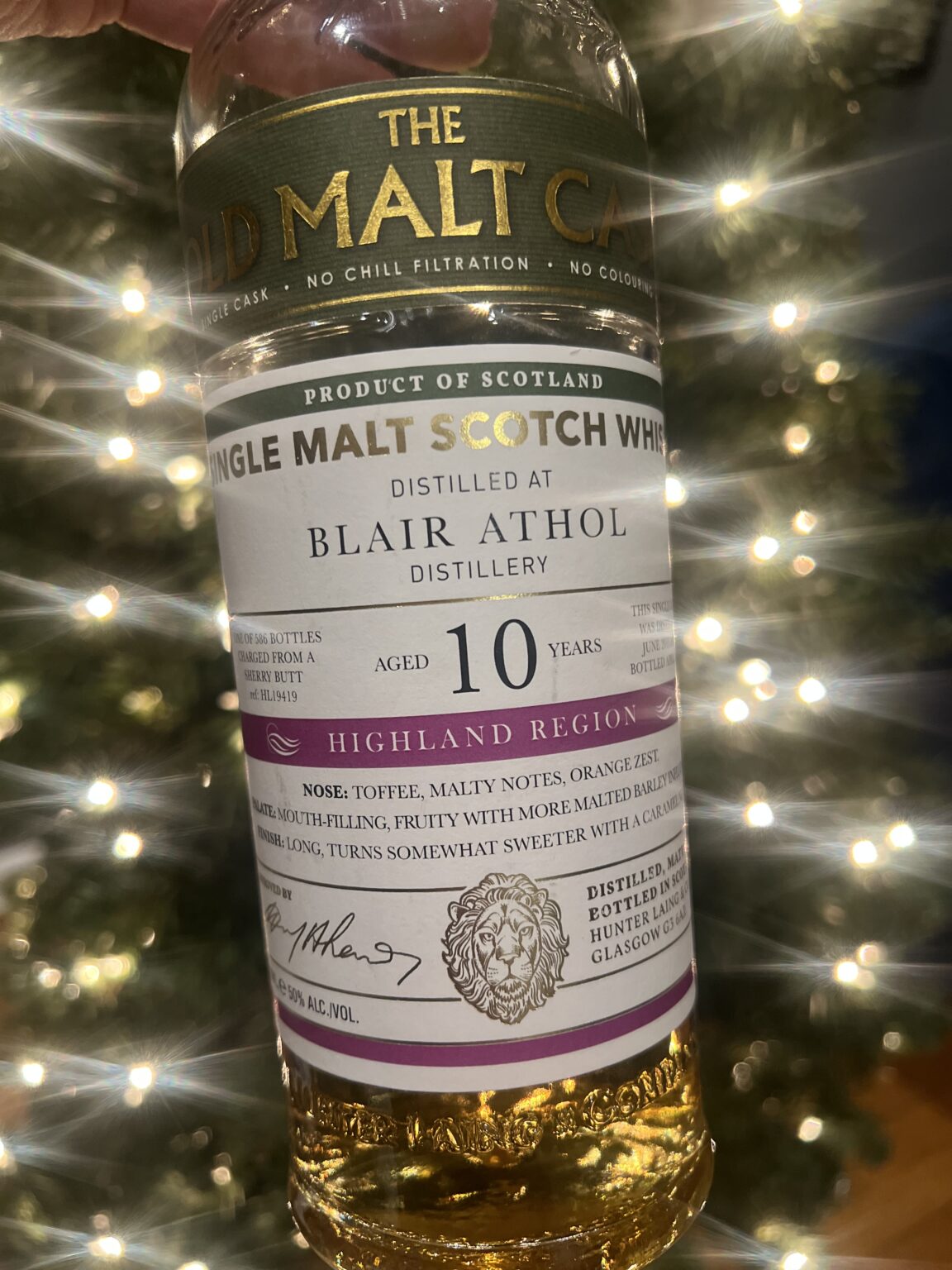 Blair Athol 10 hunter Laing