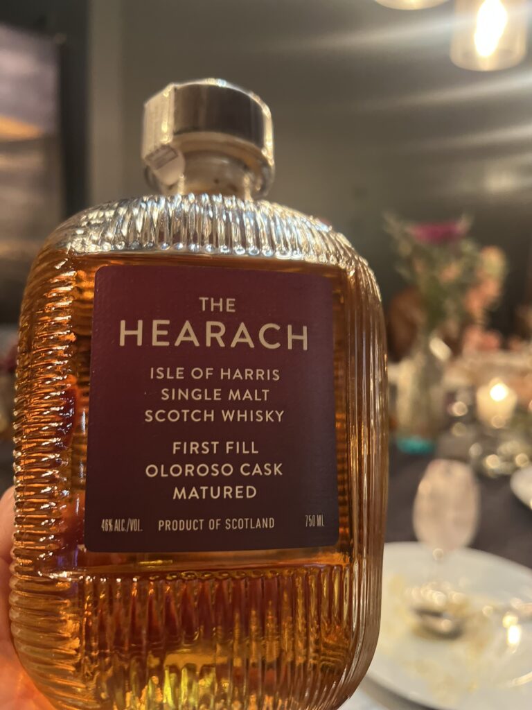 Hearach Oloroso single malt from the isle of Harris