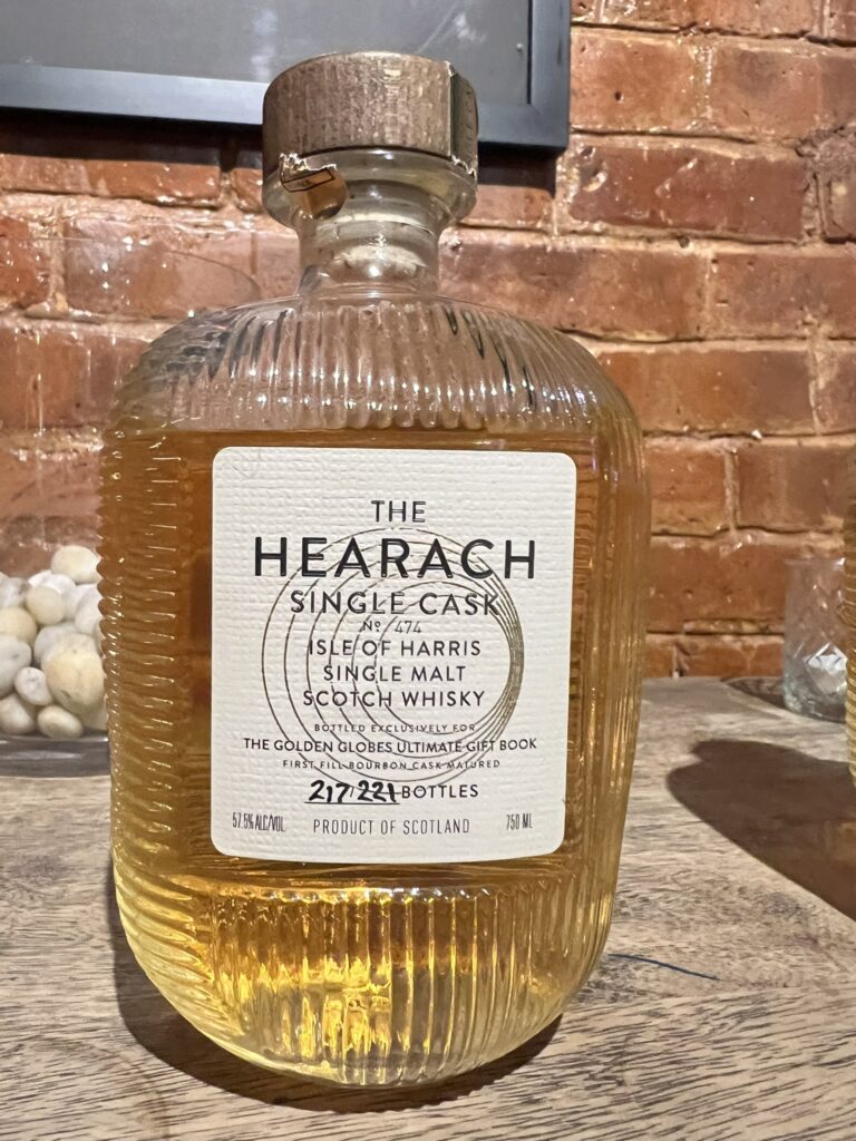 Hearach Golden Glod single malt from the isle of Harris